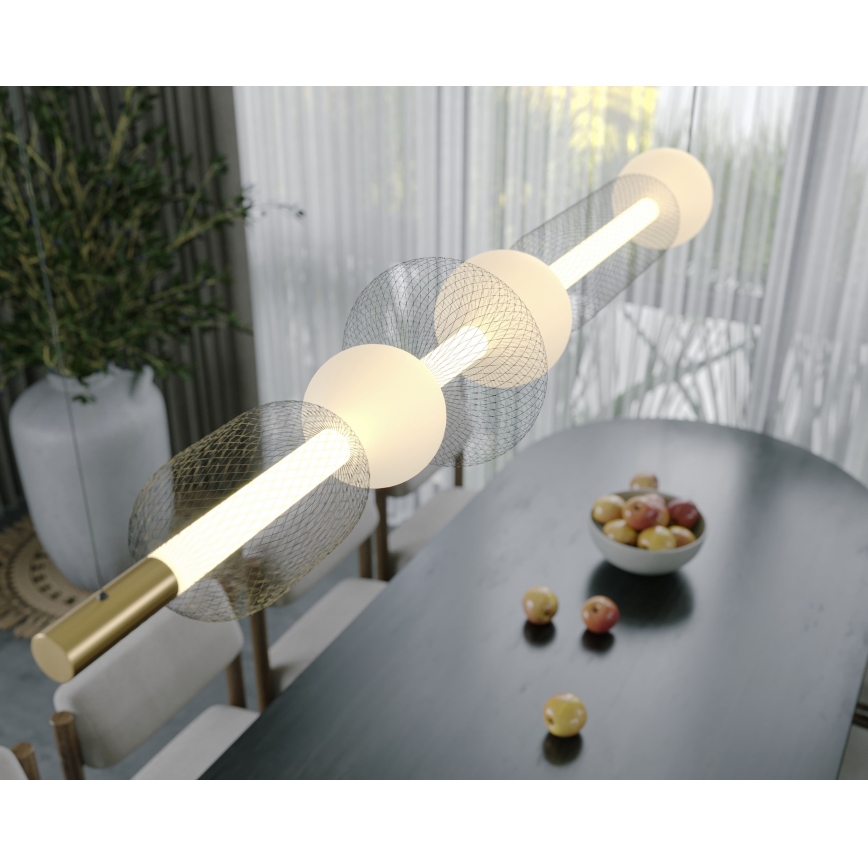 MAXLIGHT P0593 - LED Hanglamp aan een koord BORA LED/29W/230V wit/zwart