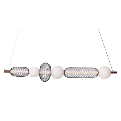 MAXLIGHT P0593 - LED Hanglamp aan een koord BORA LED/29W/230V wit/zwart