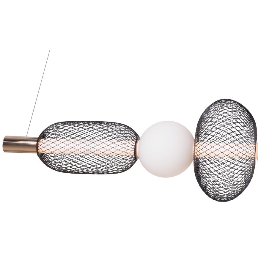 MAXLIGHT P0593 - LED Hanglamp aan een koord BORA LED/29W/230V wit/zwart