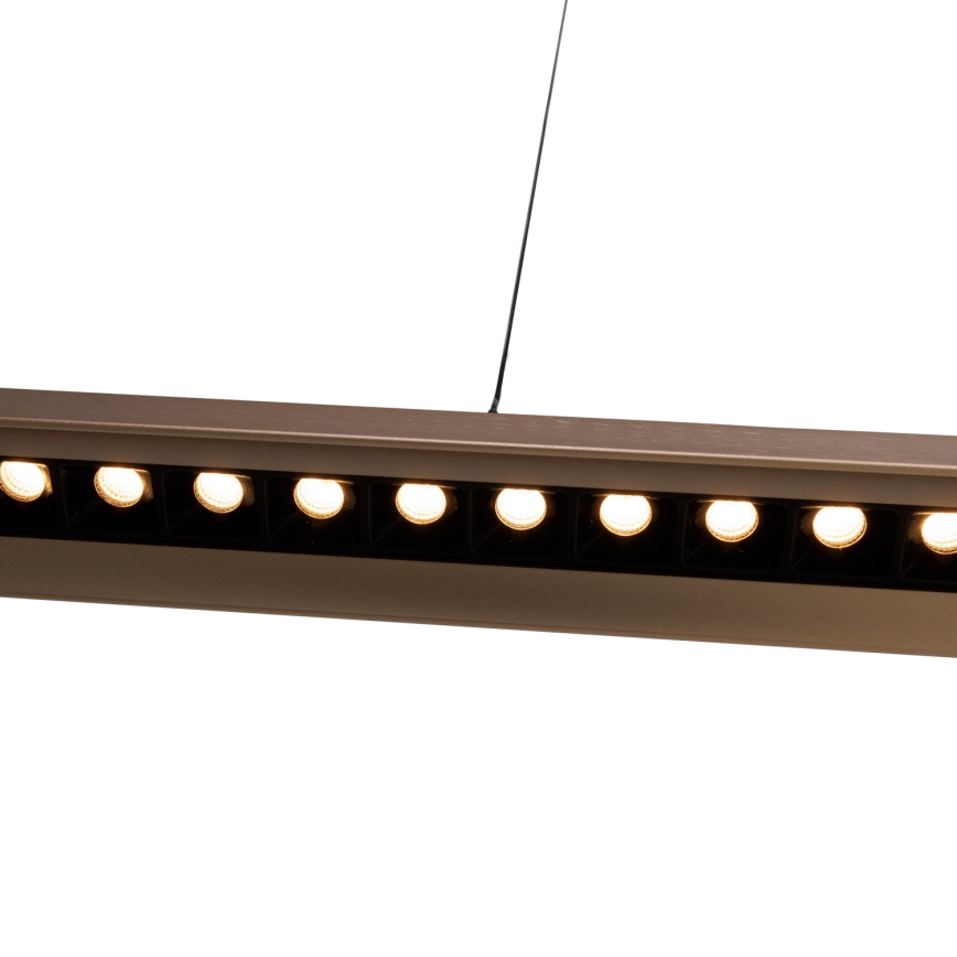 MAXLIGHT P0594 - Dimbare LED hanglamp aan een koord JO-JO LED/38W/230V 2700/4500/5500K messing