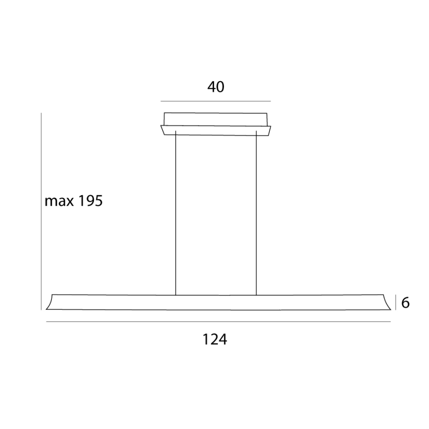 MAXLIGHT P0595 - Dimbare LED hanglamp aan een koord JO-JO LED/38W/230V 2700/4500/5500K antraciet