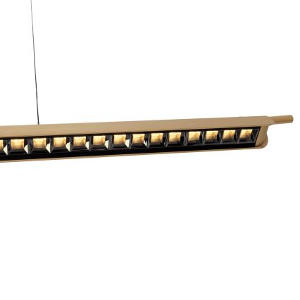 MAXLIGHT P0596 - Dimbare JO-JO LED-hanglamp aan kabel LED/40W/230V 2700/4500/5500K goudkleurig