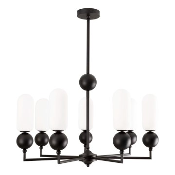 MAXLIGHT P0632 - Hanglamp met stang NOVA 7xG9/7W/230V diameter 70 cm zwart