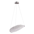 MAXLIGHT P0636D - LED-kroonluchter aan kabel EMPIRE LED/17W/230V glanzend chroom