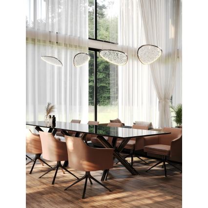 MAXLIGHT P0636D - LED-kroonluchter aan kabel EMPIRE LED/17W/230V glanzend chroom