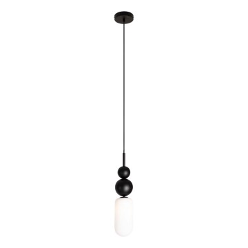 MAXLIGHT P0641 - Hanglamp aan kabel NOVA 1xG9/12W/230V Ø 12 cm zwart