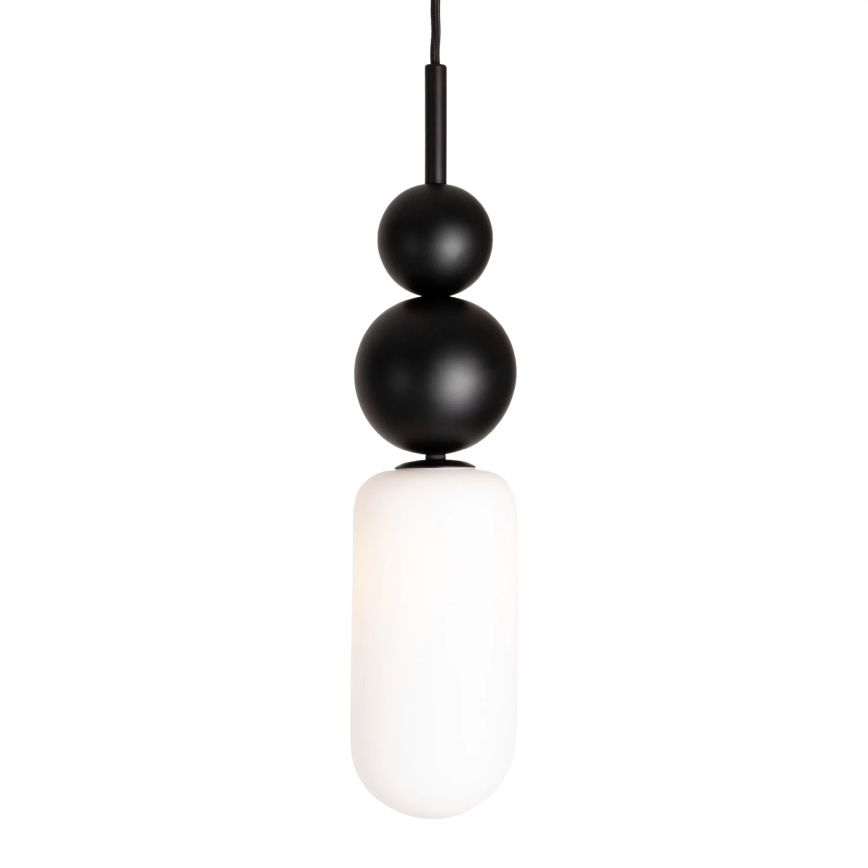 MAXLIGHT P0641 - Hanglamp aan kabel NOVA 1xG9/12W/230V Ø 12 cm zwart