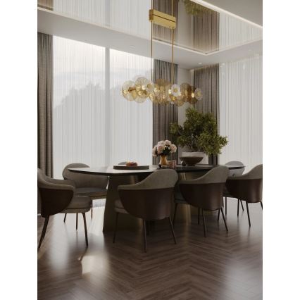 MAXLIGHT P0643 - LED-kroonluchter met stang ALLURE LED/51W/230V goud