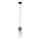 MAXLIGHT P0665 - Hanglamp met kabel ALICE 1xG9/7W/230V Ø 10 cm zwart