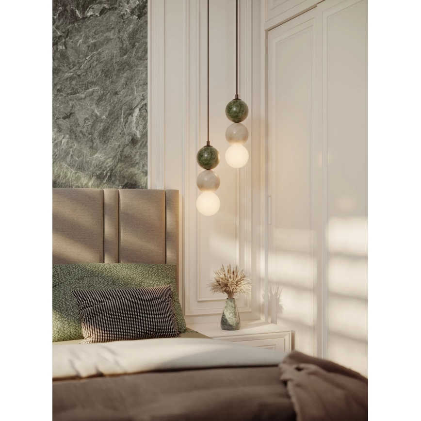 MAXLIGHT P0665 - Hanglamp met kabel ALICE 1xG9/7W/230V Ø 10 cm zwart