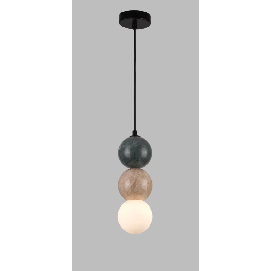 MAXLIGHT P0665 - Hanglamp met kabel ALICE 1xG9/7W/230V Ø 10 cm zwart