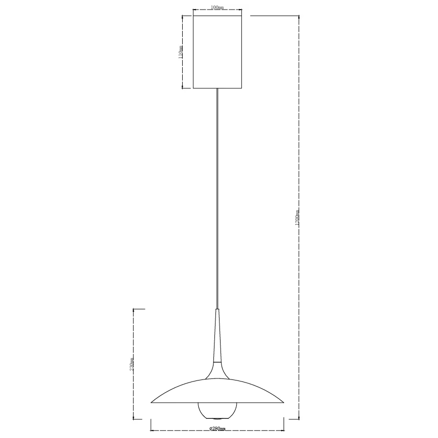 MAXLIGHT P0676 - LED-kroonluchter aan stalen kabel MANUKA LED/12W/230V Ø 28 cm goud/zwart