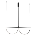 MAXLIGHT P0688 - LED-hanglamp aan kabel VICTORIA LED/40W/230V CRI 90 zwart