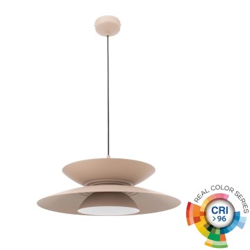 MAXLIGHT P0698 - LED hanglamp met kabel MAYUMI LED/12W/230V Ø 50 cm CRI 96 beige