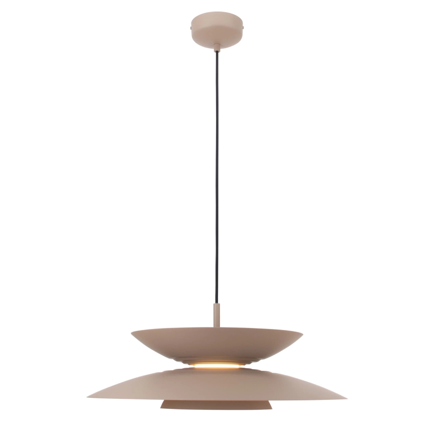MAXLIGHT P0698 - LED hanglamp met kabel MAYUMI LED/12W/230V Ø 50 cm CRI 96 beige