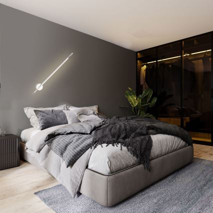 MAXLIGHT W0212 - LED Wandlamp voor buiten SPIN LED/8,4W/230V IP44 wit