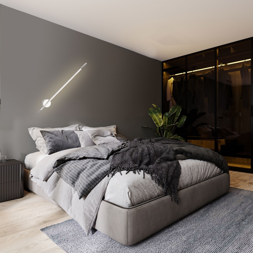 MAXLIGHT W0212 - LED Wandlamp voor buiten SPIN LED/8,4W/230V IP44 wit