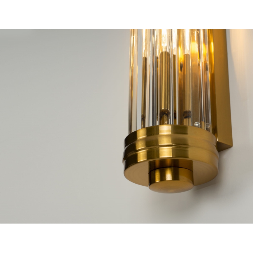 MAXLIGHT W0240 - Wandlamp FLORENCE 2xE14/40W/230V goud