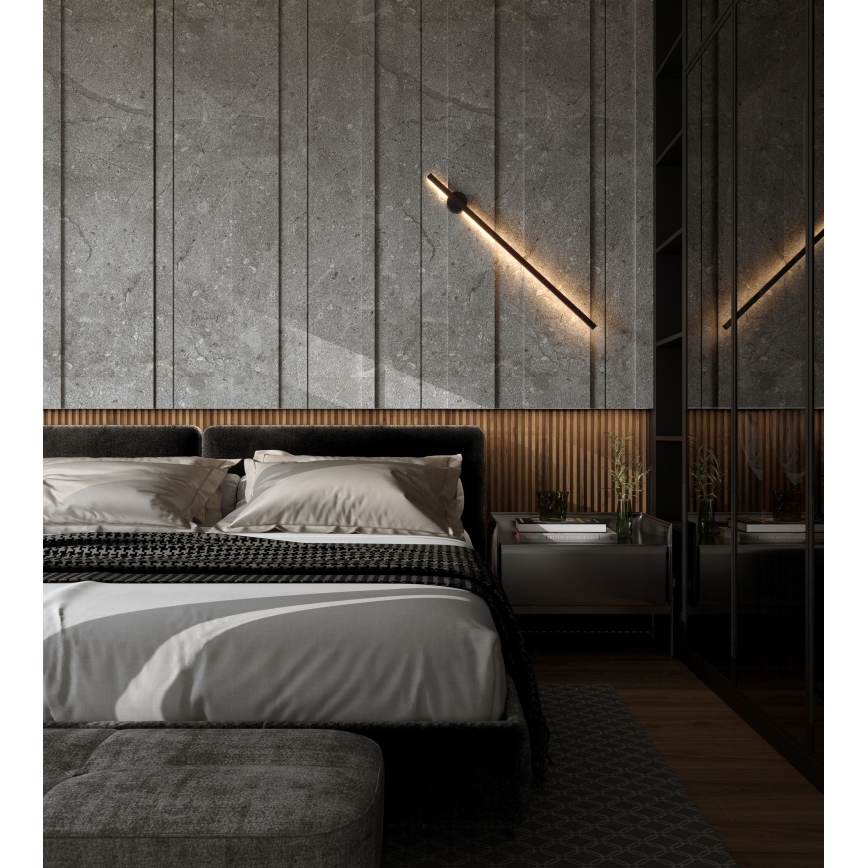 MAXLIGHT W0267 - LED Wandlamp voor buiten SPIN LED/8,4W/230V IP44 zwart