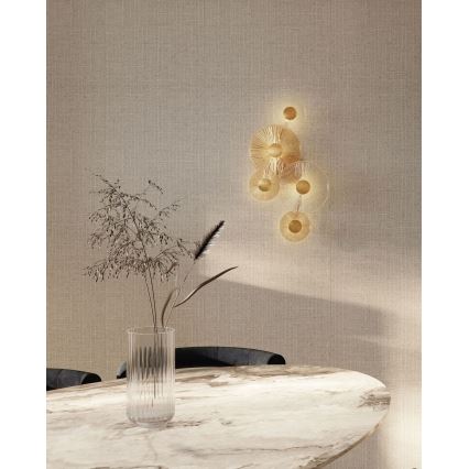 MAXLIGHT W0357 - LED wand verlichting ALLURE 5xLED/5W/230V goud
