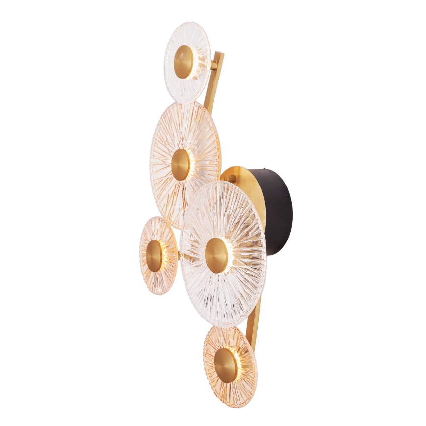 MAXLIGHT W0357 - LED wand verlichting ALLURE 5xLED/5W/230V goud