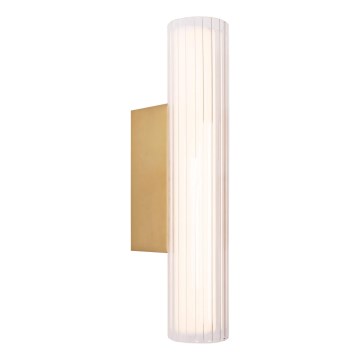 MAXLIGHT W0364 - LED Badkamer wandlamp FAYETTE LED/6W/230V 31 cm IP44 goud