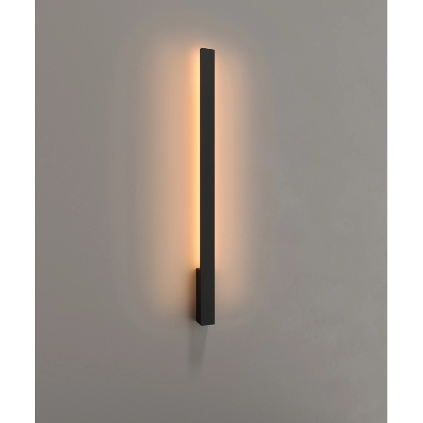 MAXLIGHT W0459 - LED buitenwandlamp KAPRUN LED/12W/230V CRI 93 IP65 zwart
