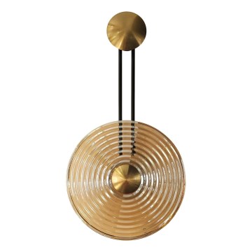 MAXLIGHT W0473 - LED Wandlamp SING LED/8W/230V goud/rookbeige