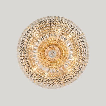 Maytoni DIA100-CL-12-G - Plafondlamp BASFOR 12xE14/60W/230V goud