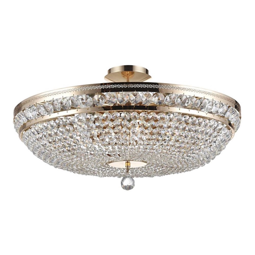 Maytoni DIA700-CL-12-G - Plafondlamp OTTILIA 12xE14/60W/230V