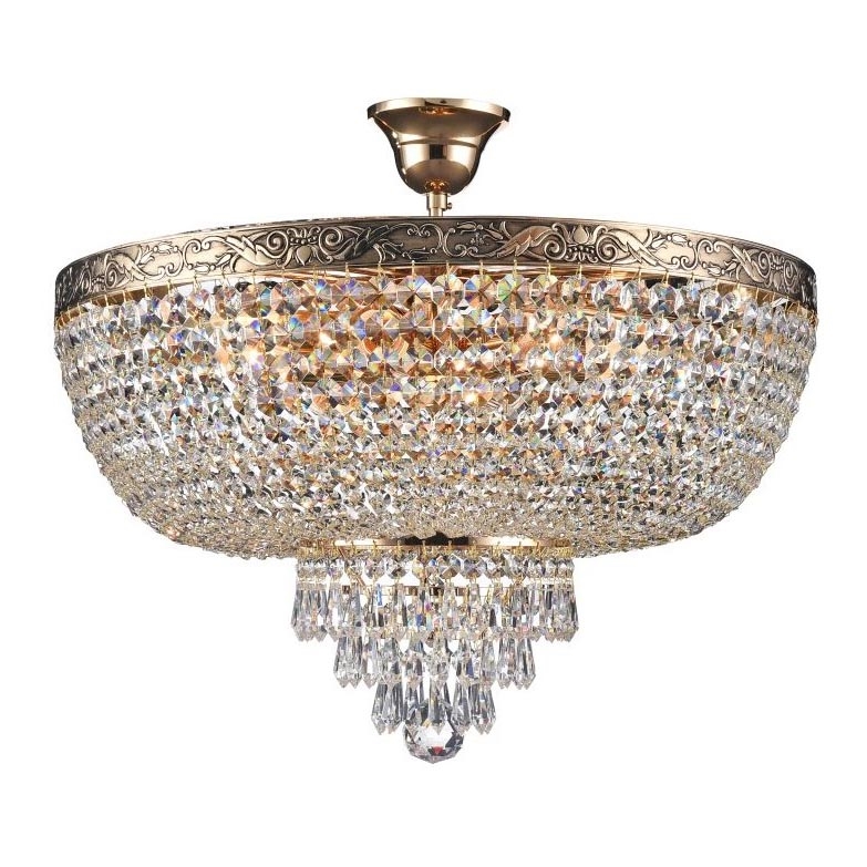 Maytoni DIA890-CL-06-G - Bevestigde hanglamp PALACE 6xE27/60W/230V