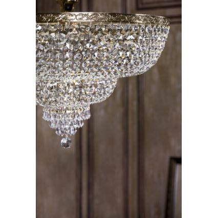 Maytoni DIA891-CL-14-G - Bevestigde hanglamp PALACE 14xE27/60W/230V