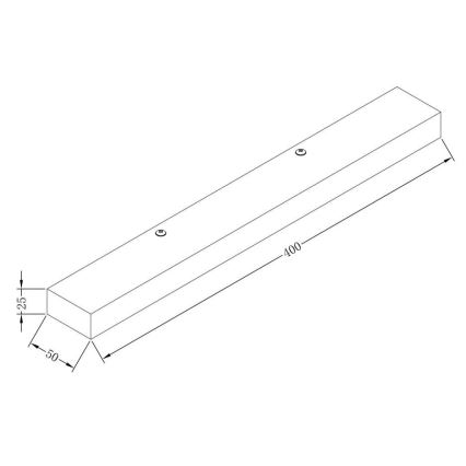 Maytoni MIR011WL-L9W4K - LED wand verlichting ORION LED/9W/230V wit