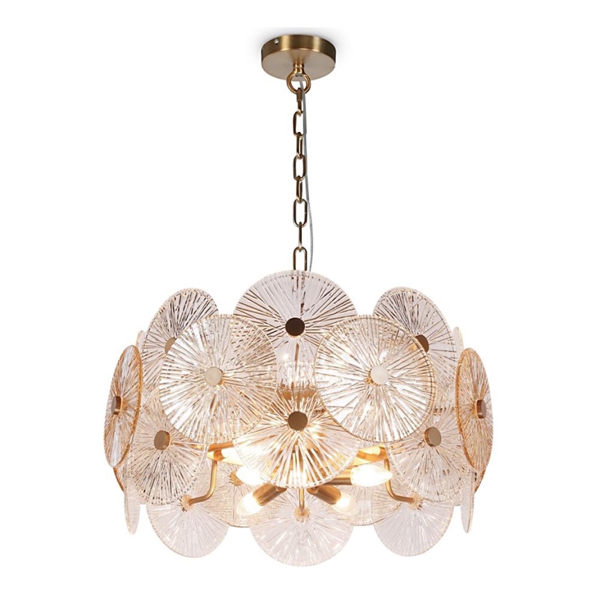 Maytoni MOD007PL-08G - Hanglamp aan een ketting ASTER 8xE14/40W/230V