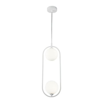 Maytoni MOD013PL-02W - Hanglamp aan een koord RING 2xG9/25W/230V wit