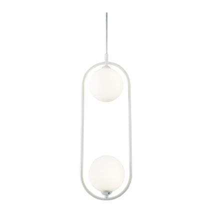 Maytoni MOD013PL-02W - Hanglamp aan een koord RING 2xG9/25W/230V wit