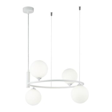 Maytoni MOD013PL-04W - Hanglamp aan een koord RING 4xG9/25W/230V wit