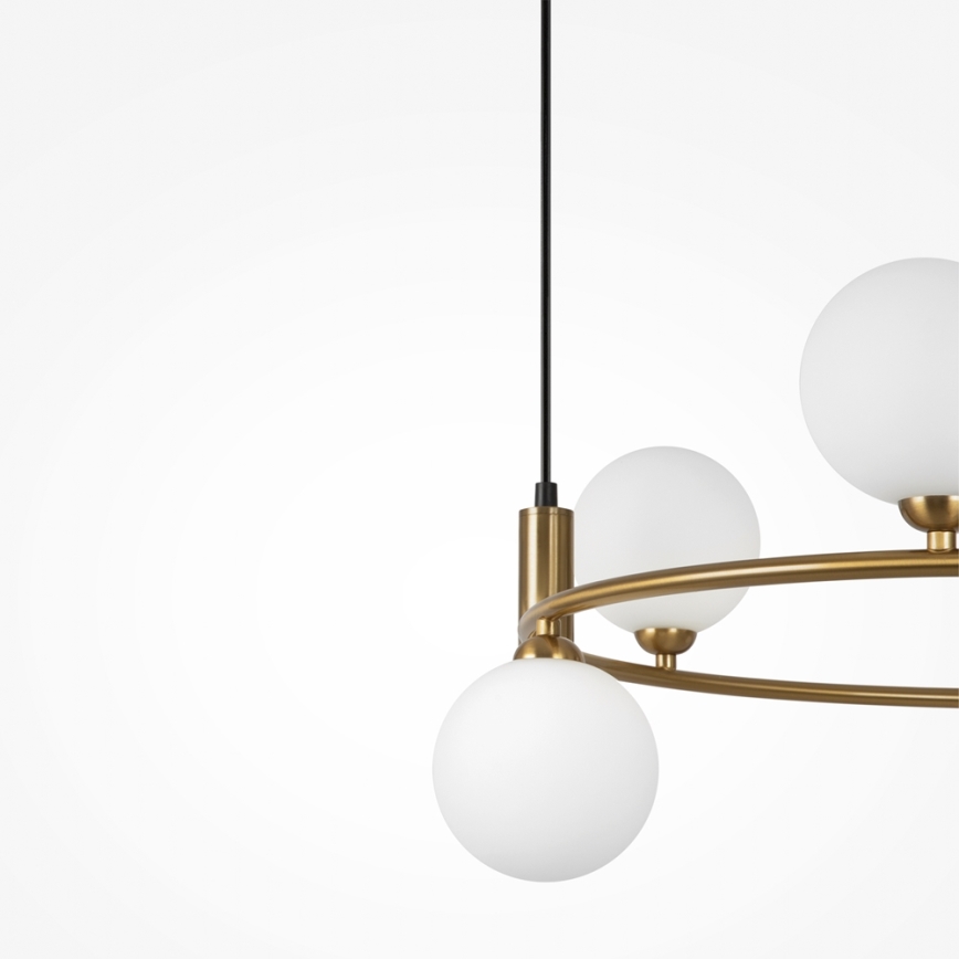 Maytoni MOD013PL-06BS1 - Hanglamp aan een koord RING 6xG9/25W/230V messing