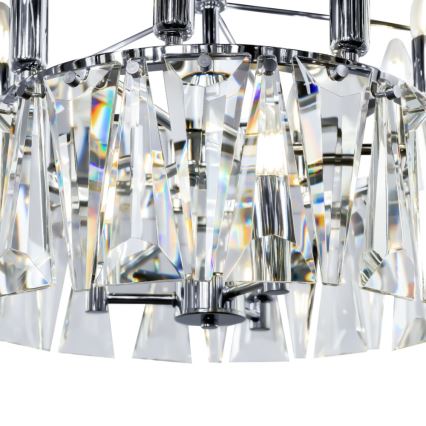 Maytoni MOD043PL-12CH - Hanglamp aan een ketting PUNTES 12xE14/40W/230V chroom