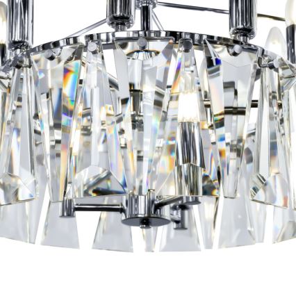Maytoni MOD043PL-18CH - Hanglamp aan een ketting PUNTES 18xE14/40W/230V glanzend chroom