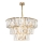 Maytoni MOD043PL-18G - Hanglamp aan een ketting PUNTES 18xE14/40W/230V goud