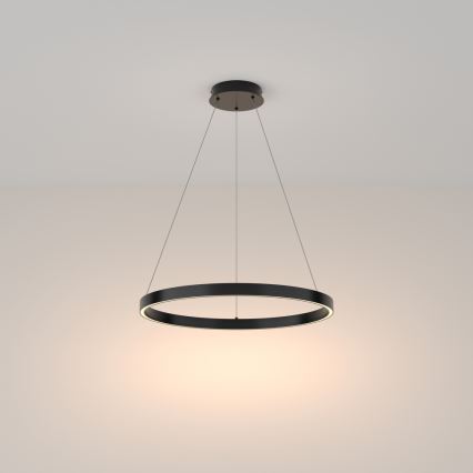 Maytoni MOD058PL-L32B3K - LED Hanglamp aan een koord RIM LED/37W/230V 3000K diameter 60 cm zwart