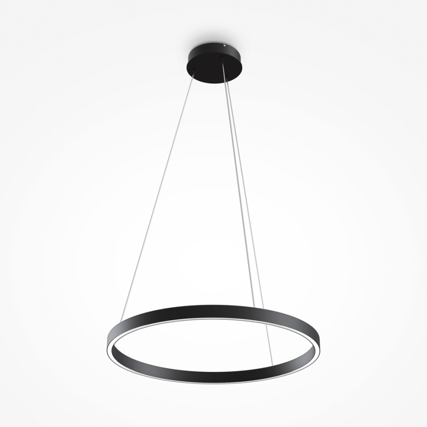 MOD058PL-L32B4K - LED Hanglamp aan een koord RIM LED/37W/230V 4000K diameter 60 cm zwart