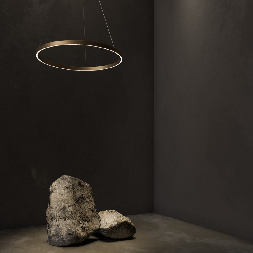 Maytoni MOD058PL-L32BS4K - LED Hanglamp aan een koord RIM LED/37W/230V 4000K diameter 60 cm goud