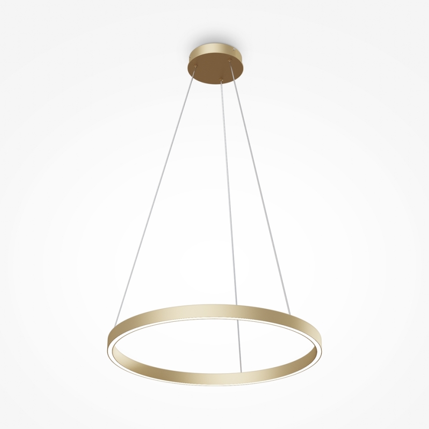 Maytoni MOD058PL-L32BS4K - LED Hanglamp aan een koord RIM LED/37W/230V 4000K diameter 60 cm goud