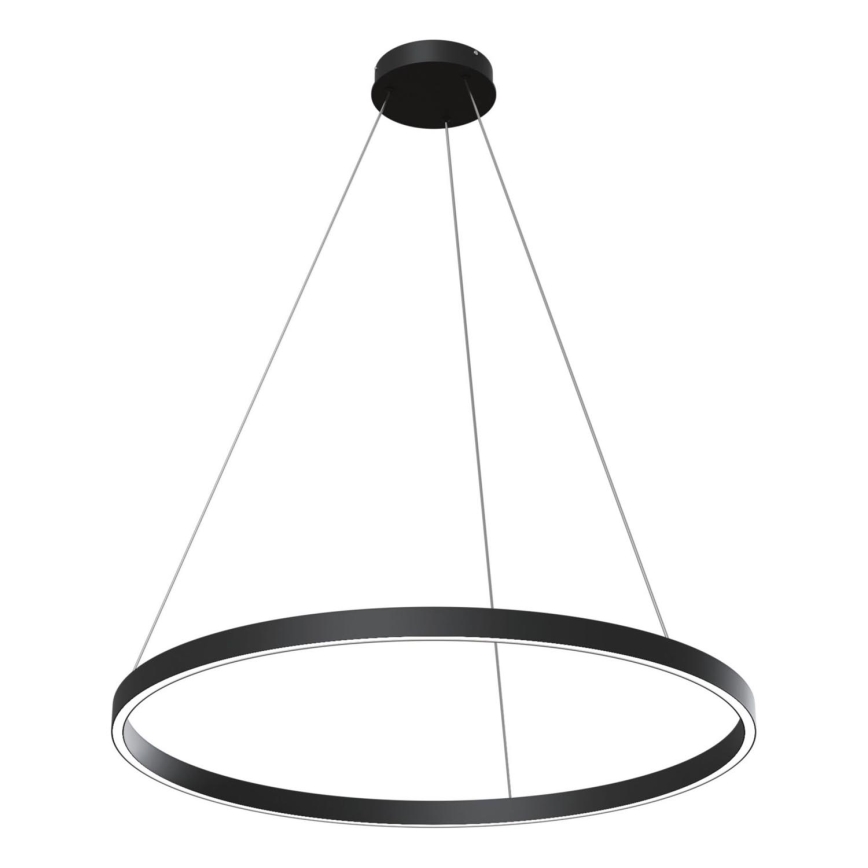 Maytoni MOD058PL-L42B4K - LED Hanglamp aan een koord RIM LED/51W/230V 4000K diameter 80 cm zwart