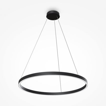 Maytoni MOD058PL-L42B4K - LED Hanglamp aan een koord RIM LED/51W/230V 4000K diameter 80 cm zwart