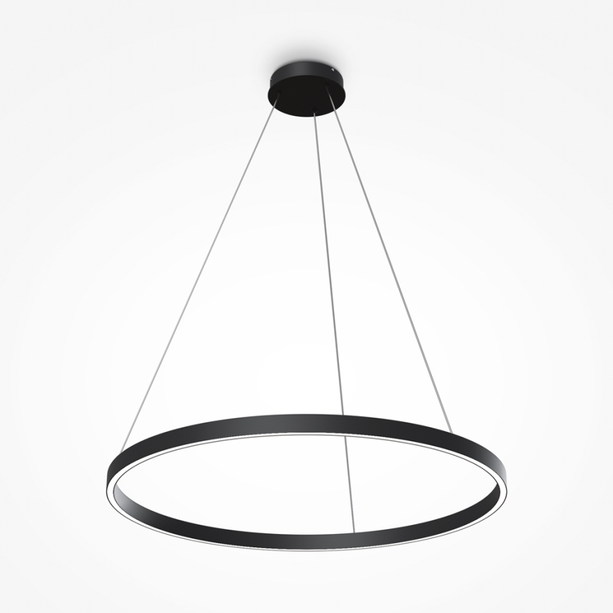 Maytoni MOD058PL-L42B4K - LED Hanglamp aan een koord RIM LED/51W/230V 4000K diameter 80 cm zwart