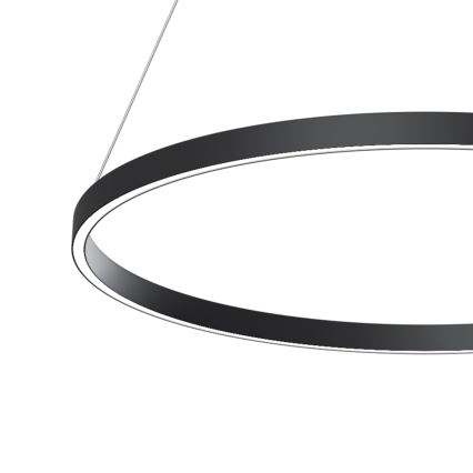 Maytoni MOD058PL-L42B4K - LED Hanglamp aan een koord RIM LED/51W/230V 4000K diameter 80 cm zwart