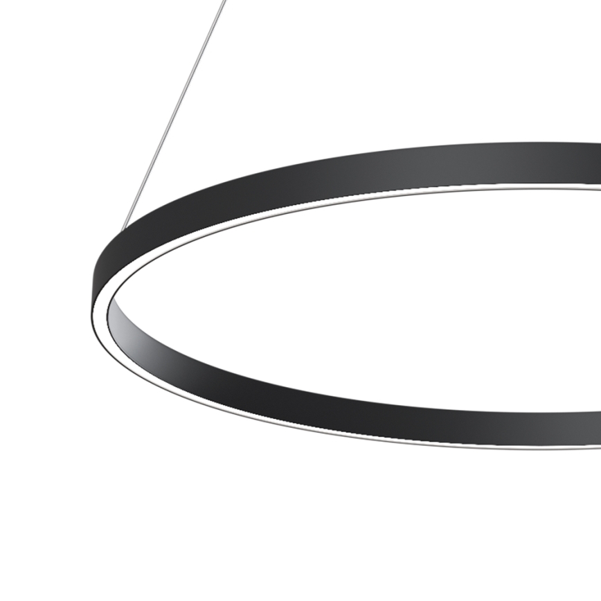 Maytoni MOD058PL-L42B4K - LED Hanglamp aan een koord RIM LED/51W/230V 4000K diameter 80 cm zwart